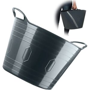 KADAX Grey Flexible Container Basket - Garden Bucket - 42L KADAX Grey Flexible Container Basket - Garden Bucket - 42L