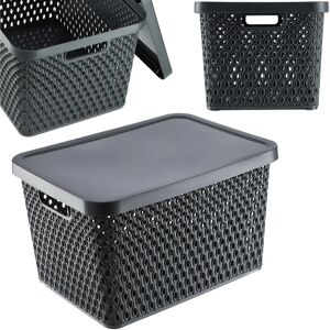 KADAX Storage Basket with Lid - 18L Organizer Box KADAX Storage Basket with Lid - 18L Organizer Box
