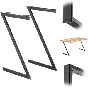 KADAX Metal Table Legs - Black - Z - 53x79 cm - Table Legs KADAX Metal Table Legs - Black - Z - 53x79 cm - Table Legs