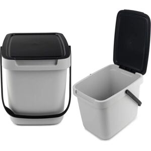 KADAX Waste bin - with lid - 6L - Segregation KADAX Waste bin - with lid - 6L - Segregation