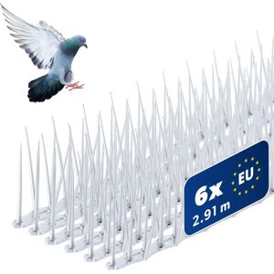 KADAX 6x Anti-Bird Spikes Stainless Steel High 2.91m Safe - Bird Spikes KADAX 6x Anti-Bird Spikes Stainless Steel High 2.91m Safe - Bird Spikes