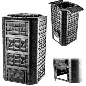 KADAX Black Garden Modular Compost Bin 1250L KADAX Black Garden Modular Compost Bin 1250L