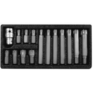 Proline Tools 10746 Schraubendreher Bitsatz - M6-M14, 10mm, 15 Stück Proline Tools 10746 Schraubendreher Bitsatz - M6-M14, 10mm, 15 Stück