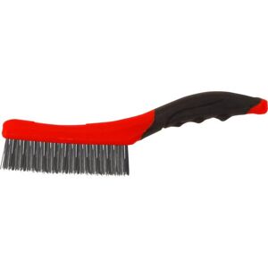 Brosse métallique en acier inoxydable Pro Line Studio - 4x16 rangées - 260 mm - Publicité Brosse métallique en acier inoxydable Pro Line Studio - 4x16 rangées - 260 mm - Publicité