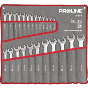 Proline Tools 35324 Zestaw kluczy kombinowanych - DIN 3113 Proline Tools 35324 Zestaw kluczy kombinowanych - DIN 3113