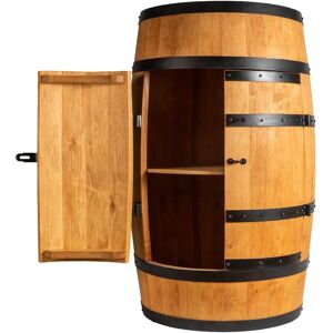 Armoire à vin en chêne Creative Cooper - Fait main, Avec serrure, 80cm - Publicité Armoire à vin en chêne Creative Cooper - Fait main, Avec serrure, 80cm - Publicité