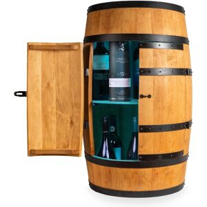 Creative Cooper - Ręcznie wykonany stojak na wino z dębu z RGB LED-ami - Vintage styl Creative Cooper - Ręcznie wykonany stojak na wino z dębu z RGB LED-ami - Vintage styl