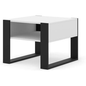AKL FURNITURE PRIVATE Mondi Mesa de Café Cuadrada Moderna Blanco Negro AKL FURNITURE PRIVATE Mondi Mesa de Café Cuadrada Moderna Blanco Negro