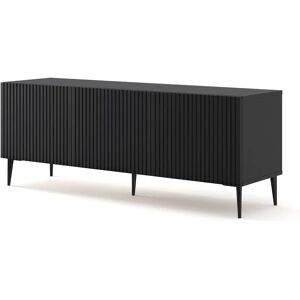 AKL FURNITURE PRIVATE RavennaB Negro 150x42x56cm Mueble TV AKL FURNITURE PRIVATE RavennaB Negro 150x42x56cm Mueble TV