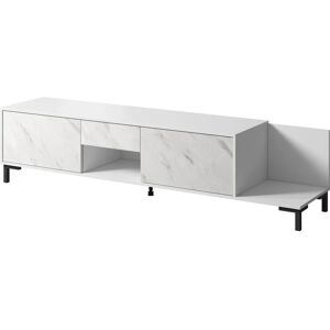 Marmo Mobile TV AKL Furniture - Bianco Marmo Mobile TV AKL Furniture - Bianco