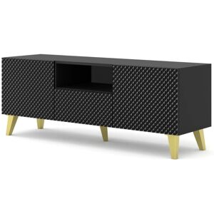 Mueble de TV Furnlux Ravenna - Negro - 150cm Mueble de TV Furnlux Ravenna - Negro - 150cm