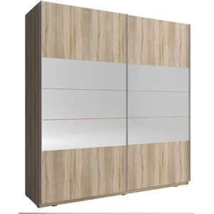 BIM FURNITURE - Mika I 150 - Roble Sonoma - Espejo - Armario BIM FURNITURE - Mika I 150 - Roble Sonoma - Espejo - Armario