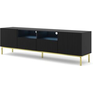 Mueble de TV Furnlux Ravenna - Moderno, MDF de Alta Calidad - 2 Puertas y Cajones Mueble de TV Furnlux Ravenna - Moderno, MDF de Alta Calidad - 2 Puertas y Cajones