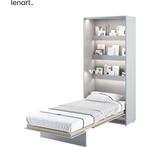 BIM FURNITURE - Lenart Letto a scomparsa bed concept 03 90x200 verticale grigio opaco - 90x200 - grigio opaco - Cama abatible BIM FURNITURE - Lenart Letto a scomparsa bed concept 03 90x200 verticale grigio opaco - 90x200 - grigio opaco - Cama abatible