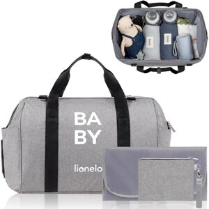 Lionelo Ida Grå Betong Babyblöjepåse med Organizer Lionelo Ida Grå Betong Babyblöjepåse med Organizer