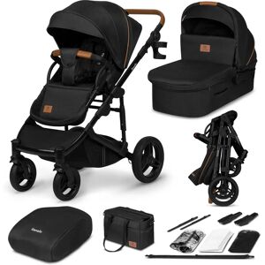 Poussette Bébé LIONELO Mari Tour 2-en-1 - Noir Onyx - Publicité Poussette Bébé LIONELO Mari Tour 2-en-1 - Noir Onyx - Publicité
