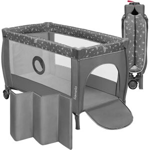 Cuna de Viaje Lionelo Stefi Plus Gris Blanco - Cuna portátil Cuna de Viaje Lionelo Stefi Plus Gris Blanco - Cuna portátil