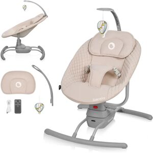 LIONELO Baby Swing Chair - Beige Latte - 3 Speeds, Remote, Soft Motion LIONELO Baby Swing Chair - Beige Latte - 3 Speeds, Remote, Soft Motion