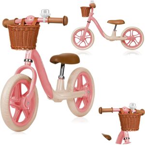 LIONELO - Balance Bike - 12-inch EVA Foam Wheels - Adjustable Rosa - Balance Bike LIONELO - Balance Bike - 12-inch EVA Foam Wheels - Adjustable Rosa - Balance Bike
