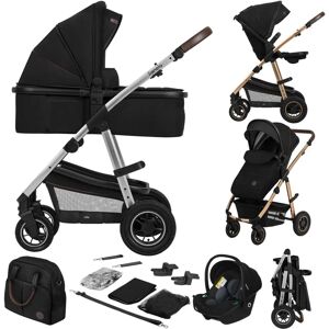 Lionelo Amber 3 en 1 - Cochecito multifuncional - Negro Plateado Lionelo Amber 3 en 1 - Cochecito multifuncional - Negro Plateado