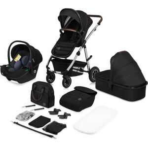 Lionelo Amber 3 en 1 - Cochecito multifuncional - Negro Plateado Lionelo Amber 3 en 1 - Cochecito multifuncional - Negro Plateado