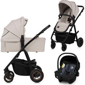 Lionelo Amber Plus 3w1 - Poussette avec siège auto (Sable Beige) - Publicité Lionelo Amber Plus 3w1 - Poussette avec siège auto (Sable Beige) - Publicité