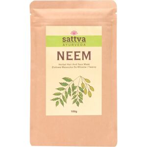 Masque herbal pour visage et cheveux Neem - SATTVA - 100g - Publicité Masque herbal pour visage et cheveux Neem - SATTVA - 100g - Publicité