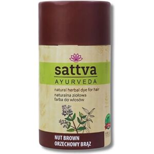 Coloration Capillaire Herbes Naturelles Sattva Marron Noisette - Publicité Coloration Capillaire Herbes Naturelles Sattva Marron Noisette - Publicité