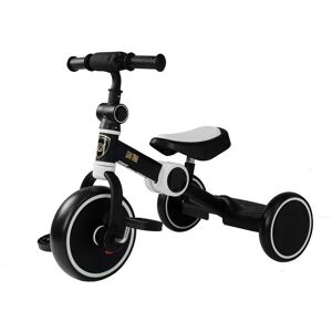 Lean Toys Balance Blanco y Negro - Balance Bike Lean Toys Balance Blanco y Negro - Balance Bike