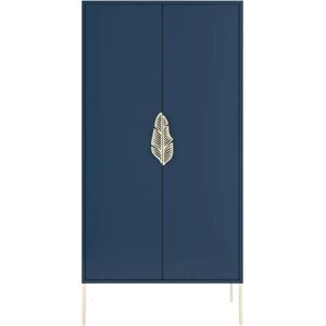MERLIN - 80 Navy - Bleu marine - Quincaillerie dorée - Commode - Publicité MERLIN - 80 Navy - Bleu marine - Quincaillerie dorée - Commode - Publicité