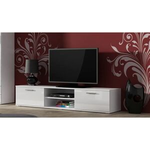 Cama Soho 180 Blanc Support TV - Meuble TV - Publicité Cama Soho 180 Blanc Support TV - Meuble TV - Publicité