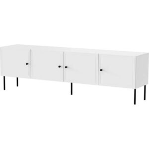 Cama Meble Palazzo 201x40x60 Weiß Matt - TV Möbel Cama Meble Palazzo 201x40x60 Weiß Matt - TV Möbel