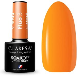 Claresa Bright Fluorescent Orange Gel Nail Polish - Gel Type Claresa Bright Fluorescent Orange Gel Nail Polish - Gel Type