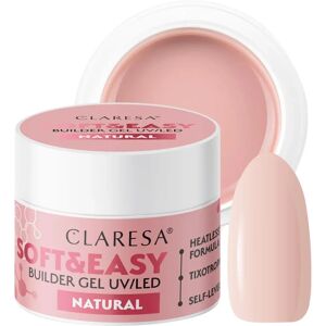 Claresa Soft&Easy Builder Gel - Naturel - Gel pour ongles - Longue tenue Claresa Soft&Easy Builder Gel - Naturel - Gel pour ongles - Longue tenue