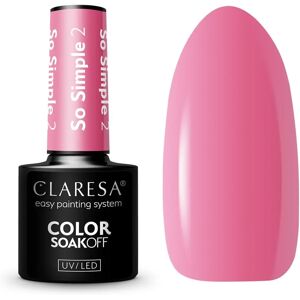Claresa Vernis gel longue durée - UV/LED Color So Simple Claresa Vernis gel longue durée - UV/LED Color So Simple