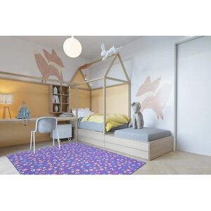 Dywany Łuszczów Purple Kids Numbers Alphabet Digits 100x150 cm - Fitted Carpet Dywany Łuszczów Purple Kids Numbers Alphabet Digits 100x150 cm - Fitted Carpet