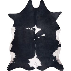 RugsX - Cowhide Faux Carpet - Black & White 155x195cm RugsX - Cowhide Faux Carpet - Black & White 155x195cm