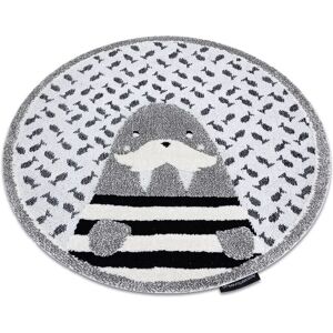 Dywany Łuszczów Joy Round Children's Carpet - Grey / Cream - Children's Carpet Dywany Łuszczów Joy Round Children's Carpet - Grey / Cream - Children's Carpet