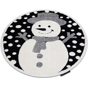 Dywany Łuszczów Snowman Children's Carpet - Round, 140cm Dywany Łuszczów Snowman Children's Carpet - Round, 140cm
