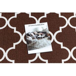 RugsX Tapis de couloir marron Trellis - Antidérapant 110x630 cm - Publicité RugsX Tapis de couloir marron Trellis - Antidérapant 110x630 cm - Publicité