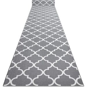 RugsX Grey Anti-slip Runner Trellis 67x250 cm RugsX Grey Anti-slip Runner Trellis 67x250 cm