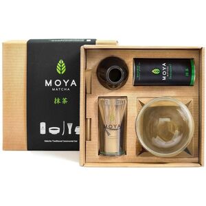Ensemble traditionnel de thé vert Moya Matcha - Matcha, bol, fouet, support, cuillère - Publicité Ensemble traditionnel de thé vert Moya Matcha - Matcha, bol, fouet, support, cuillère - Publicité