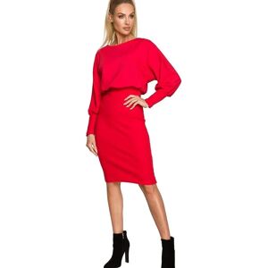 Moe M690 Rochie Casual Roșie - Rochie Moe M690 Rochie Casual Roșie - Rochie