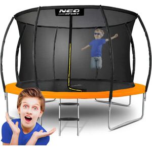 Neo-Sport Trampolina ogrodowa z wewnętrzną siatką 12FT - Trampolina Neo-Sport Trampolina ogrodowa z wewnętrzną siatką 12FT - Trampolina
