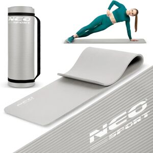 Szary mat do ćwiczeń NeoSport - Yoga, Pilates, Fitness Szary mat do ćwiczeń NeoSport - Yoga, Pilates, Fitness