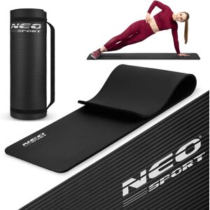 Neo-Sport Robust Übungsmatte - 183x60cm - Schwarz Neo-Sport Robust Übungsmatte - 183x60cm - Schwarz