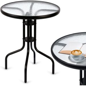 Table de jardin ronde Sofotel - Verre trempé résistant - Publicité Table de jardin ronde Sofotel - Verre trempé résistant - Publicité