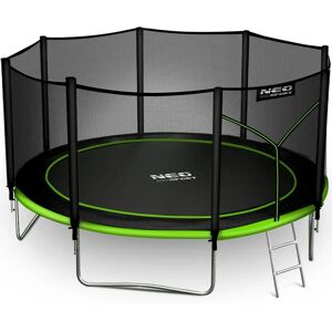 Neo-Sport - trampolín 374 cm - red exterior - escalera Neo-Sport - trampolín 374 cm - red exterior - escalera