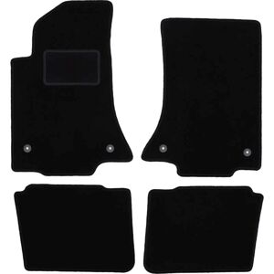 WLG-CARLUX Omega B - musta sametti - car mats WLG-CARLUX Omega B - musta sametti - car mats