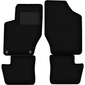 WLG-CARLUX - Citroën DS4 - Musta Sametti - Auton matot WLG-CARLUX - Citroën DS4 - Musta Sametti - Auton matot